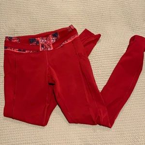 Lululemon running tights with pockets size 6